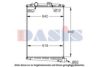 AKS DASIS 290005S Radiator, engine cooling